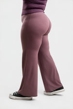 Charger l'image dans la visionneuse de galerie, Legging Wide Flare Mauve