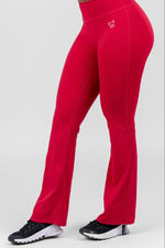 Charger l'image dans la visionneuse de galerie, Legging Flare Rouge Bordeaux