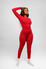 Charger l'image dans la visionneuse de galerie, Ensemble Lyra rouge Bordeaux