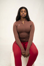 Charger l'image dans la visionneuse de galerie, Pull Athléa Marron