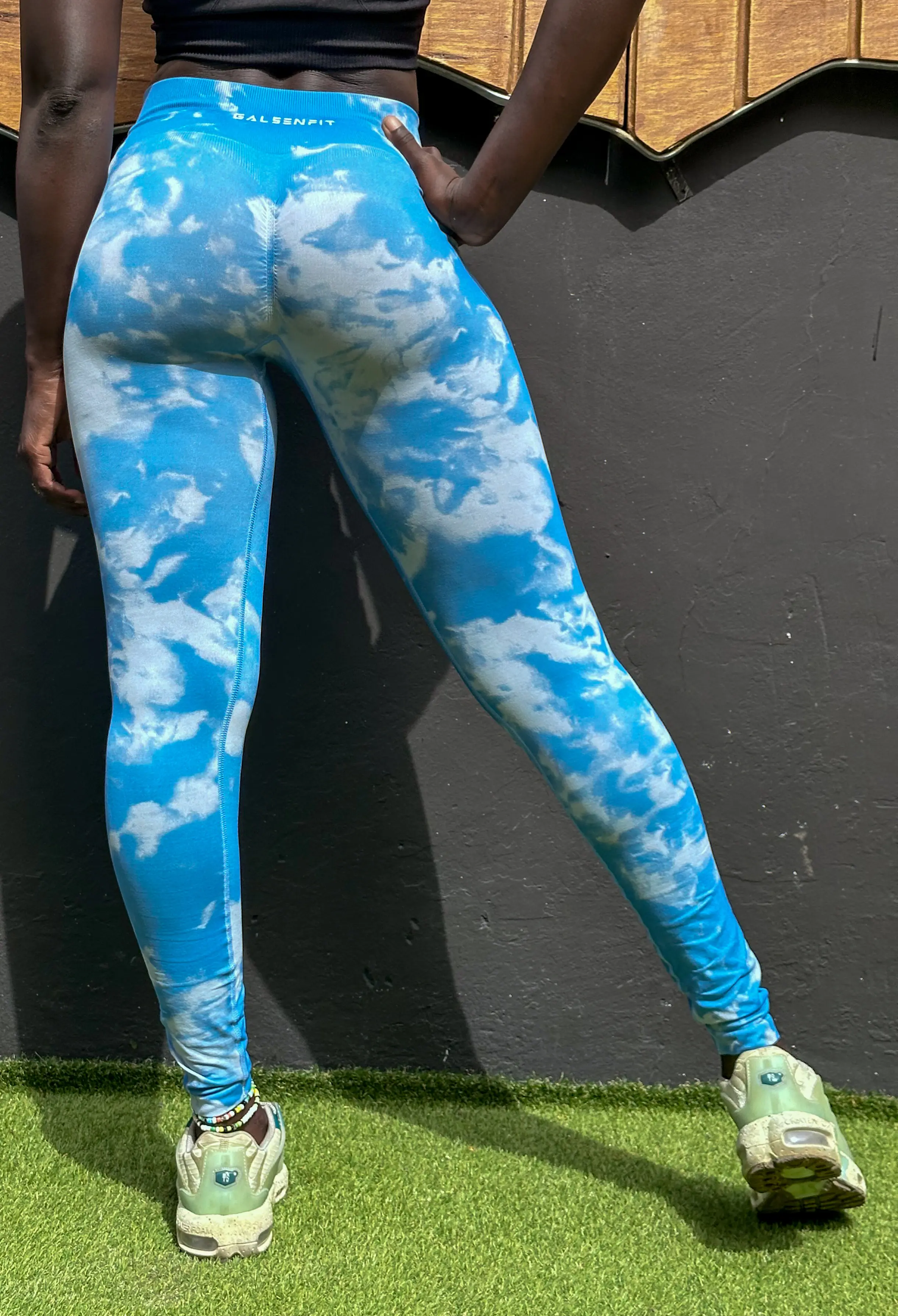 Legging Tropicaly Bleu Galsenfit