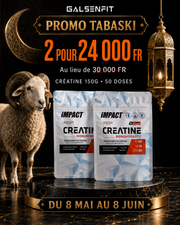 Promo Tabaski : 2 Créatines 150g à 24 000 FCFA