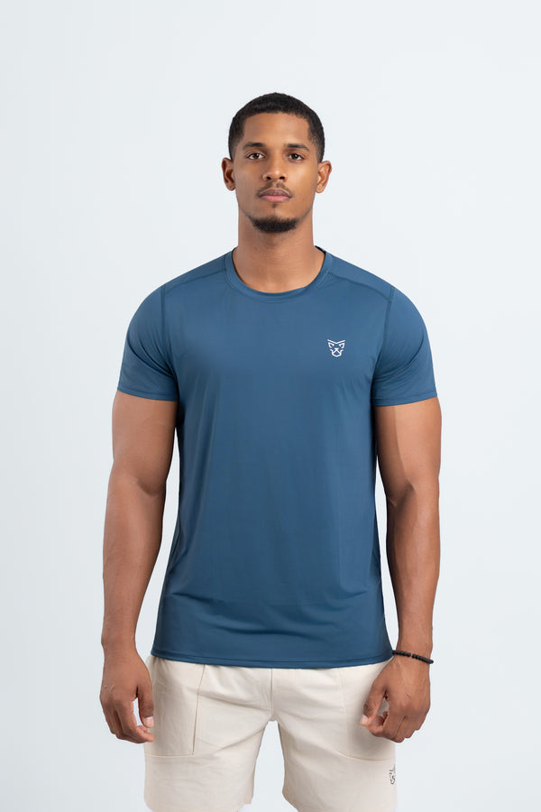 T-Shirt CORE C Bleu – t-shirt de sport Galsenfit