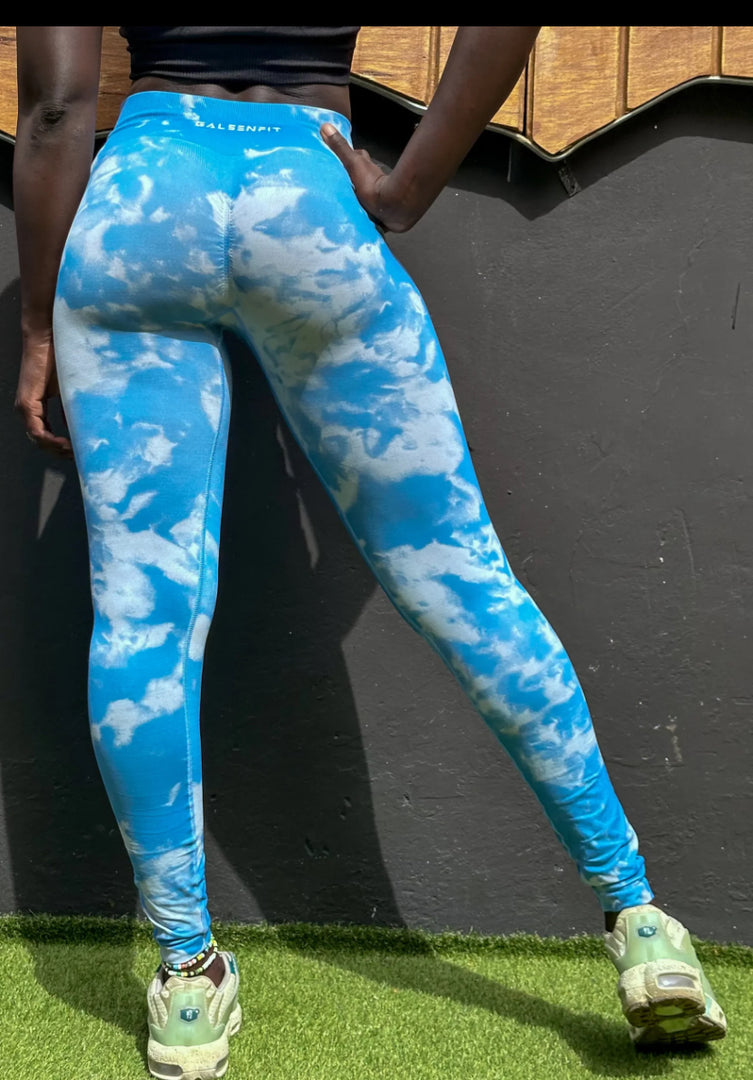 Legging Tropicaly Bleu