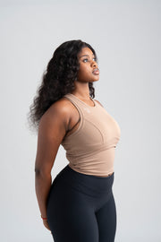 Débardeur Fitelle Marron