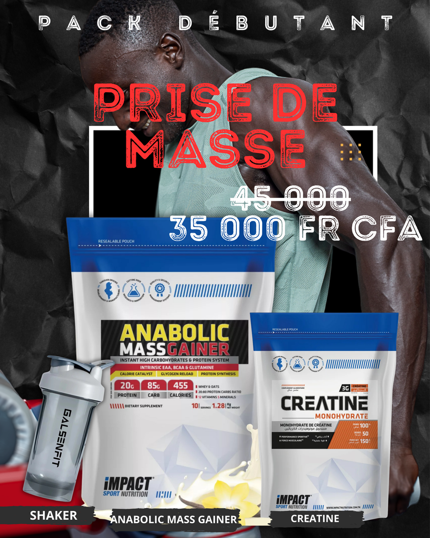 Pack Prise de masse débutant