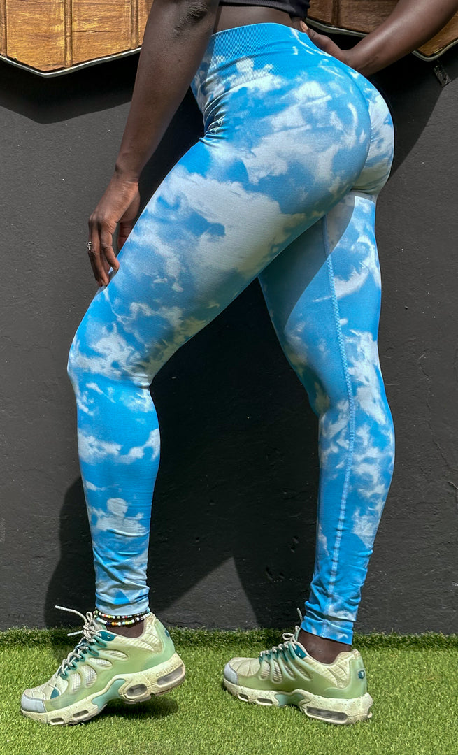 Legging Tropicaly Bleu