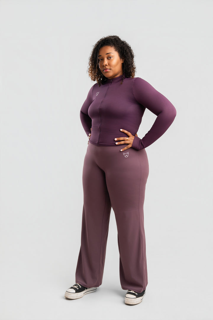 Legging Wide Flare Mauve