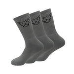 Charger l'image dans la visionneuse de galerie, Chaussettes GFIT - Pack de 3 Gris – chaussettes de sport Galsenfit