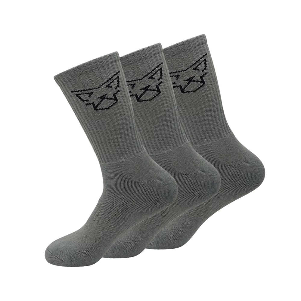 Chaussettes GFIT - Pack de 3 Gris – chaussettes de sport Galsenfit