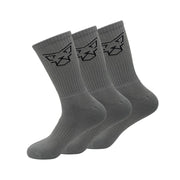 Chaussettes GFIT - Pack de 3 Gris – chaussettes de sport Galsenfit