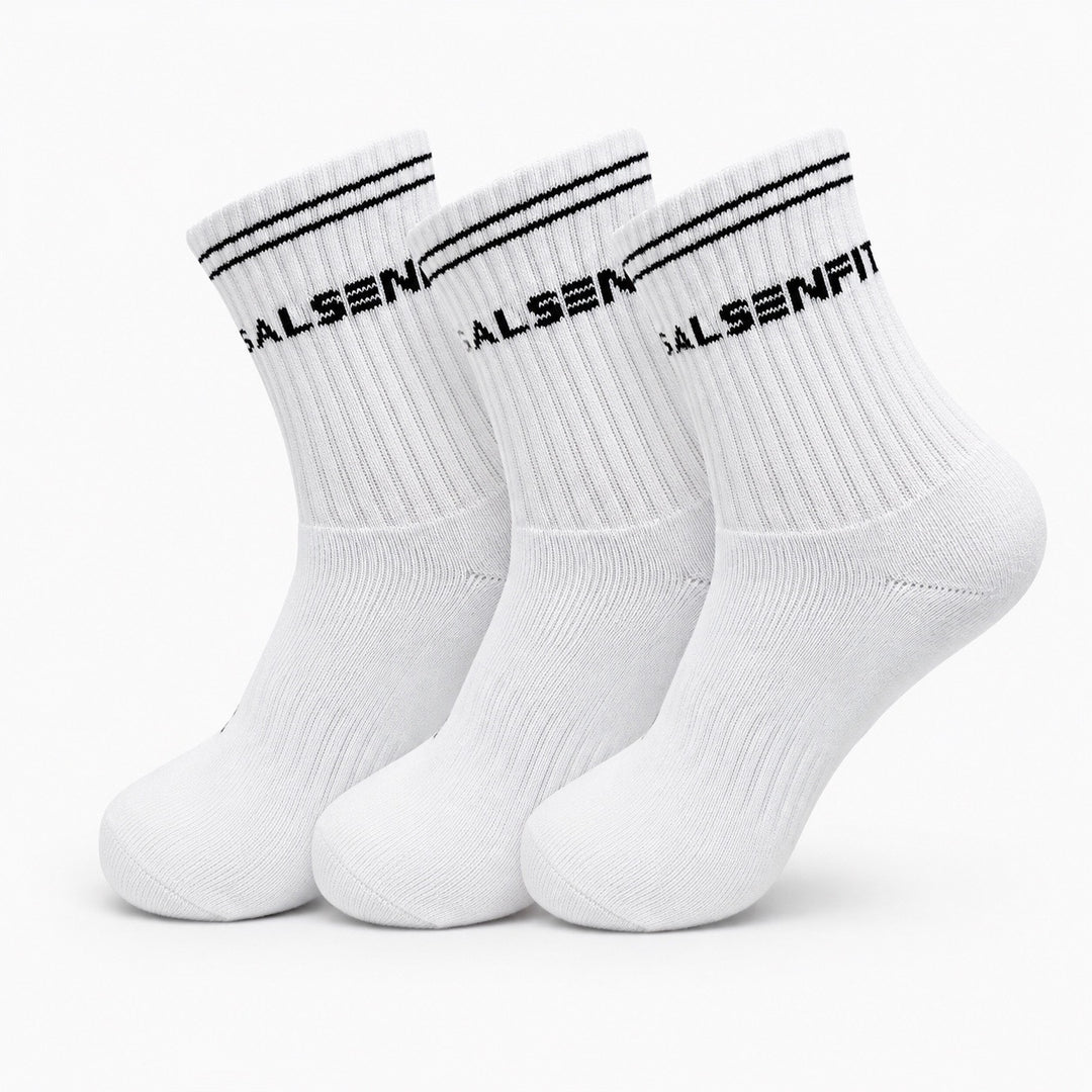 Chaussettes Pro GFIT – Pack de 3 blanc – chaussettes de sport Galsenfit