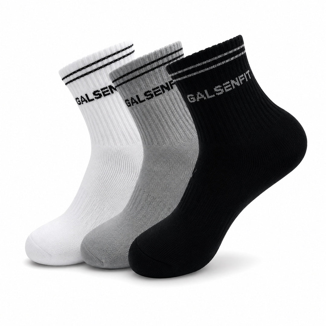 Chaussettes Pro GFIT – Pack de 3 couleurs – chaussettes de sport Galsenfit