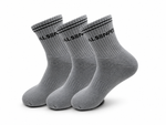 Charger l'image dans la visionneuse de galerie, Chaussettes Pro GFIT – Pack de 3 gris – chaussettes de sport Galsenfit