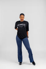 Charger l&#39;image dans la visionneuse de galerie, Legging Flare Bleu
