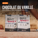 Charger l'image dans la visionneuse de galerie, GFIT Whey chocolat ou vanille, formats 450 g, 900 g et 1,8 kg en doypack refermable