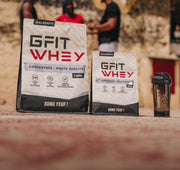 GFIT Whey Protéine 1,8 kg et 450 g avec le shaker Galsenfit, whey produite au Sénégal