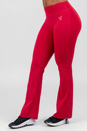 Legging Flare Rouge Bordeaux