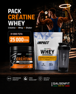 Charger l'image dans la visionneuse de galerie, Pack Creatine Whey – pack de compléments alimentaires Galsenfit
