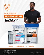 Pack Prise de masse débutant – pack de compléments alimentaires Galsenfit