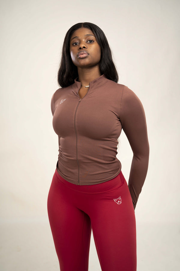 Pull Athléa Marron – pull de sport Galsenfit